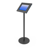 Black Floor Stand For Info Display PNG & PSD Images