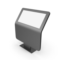 Black Interactive Information Stand PNG & PSD Images