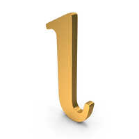 Gold Greek Alphabet Lota Icon PNG & PSD Images