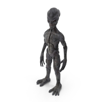 Purple Martian Alien PNG & PSD Images