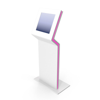 White Info Kiosk PNG & PSD Images