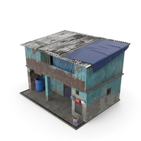 Slum House Scene PNG & PSD Images