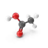 Acetic Acid Molecule PNG & PSD Images