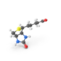 Biotin Molecule PNG & PSD Images