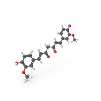 Circumin Molecule PNG & PSD Images