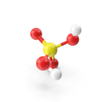 Sulfuric Acid Molecule PNG & PSD Images