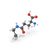 Theanine Molecule PNG & PSD Images