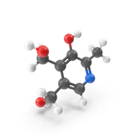 Vitamin B6 Molecule PNG & PSD Images