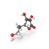 Vitamin C Molecule PNG & PSD Images