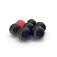 Set Of Colored Glass Balls PNG & PSD Images