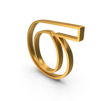 Gold Greek Alphabet Sigma Outline Icon PNG & PSD Images
