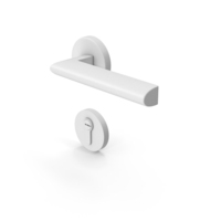 Monochrome Door Lock And Handle PNG & PSD Images