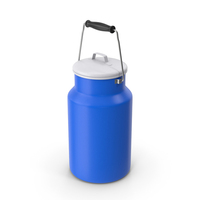 Blue Milk Can PNG & PSD Images