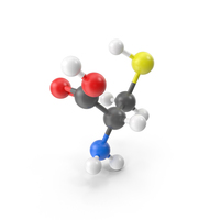 Cysteine Molecule PNG & PSD Images
