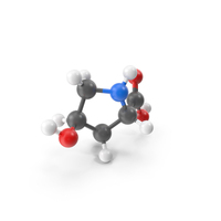 Hydroxyproline Molecule PNG & PSD Images