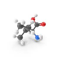 Isoleucine Molecule PNG & PSD Images