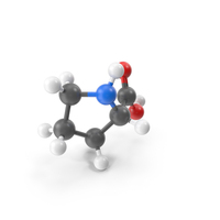 Proline Molecule PNG & PSD Images