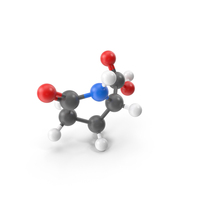 Pyroglutamic Acid Molecule PNG & PSD Images