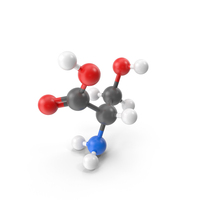 Serine Molecule PNG & PSD Images