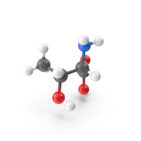 Threonine Molecule PNG & PSD Images