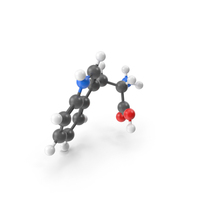 Tryptophan Molecule PNG & PSD Images