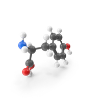Tyrosine Molecule PNG & PSD Images