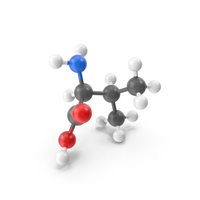 Valine Molecule PNG & PSD Images
