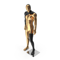 Male Black And Gold Mannequin PNG & PSD Images