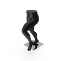 Male Mannequin Legs In Running Pose PNG & PSD Images