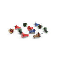 Glass Thumbtacks PNG & PSD Images