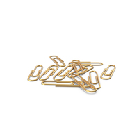 Gold Paperclips PNG & PSD Images