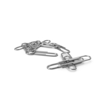 Aluminum Paperclips PNG & PSD Images