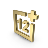 12+ Age Limit Symbol PNG & PSD Images