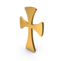 Gold Cross Icon PNG & PSD Images
