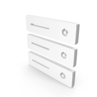 White Server Storage Icon PNG & PSD Images