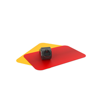 Red And Yellow Cards With Whistle PNG & PSD Images