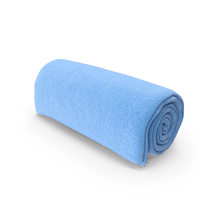 Rolled Towels Blue Single PNG & PSD Images