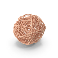 Rattan Balls Beige PNG & PSD Images