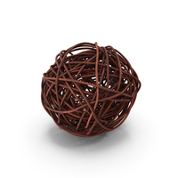 Rattan Balls Brown PNG & PSD Images