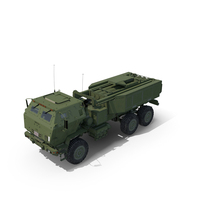 M142 High Mobility Artillery Rocket System Green PNG & PSD Images