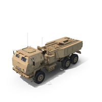 M142 HIMARS Multiple Rocket Launcher Desert PNG & PSD Images