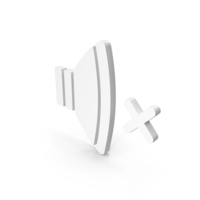 Wrong Mute Sound Speaker Icon PNG & PSD Images