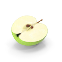 Green Apple Half PNG & PSD Images