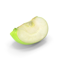 Green Apple Wedge PNG & PSD Images