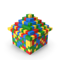 Voxel House PNG & PSD Images