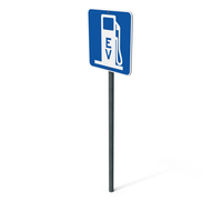 Electric Vehicle Charging Sign PNG & PSD Images
