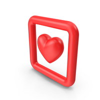 Icon Heart Red PNG & PSD Images