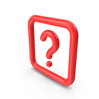 Icon Question Mark Red PNG & PSD Images