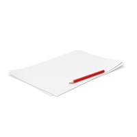 Paper With Pencil PNG & PSD Images