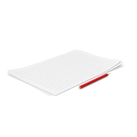 Paper With Pencil PNG & PSD Images